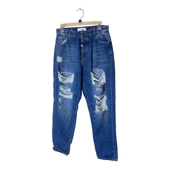 DL1961 Denim - DL1961 Jeans High Waist Destroyed Button Fly Size 30
